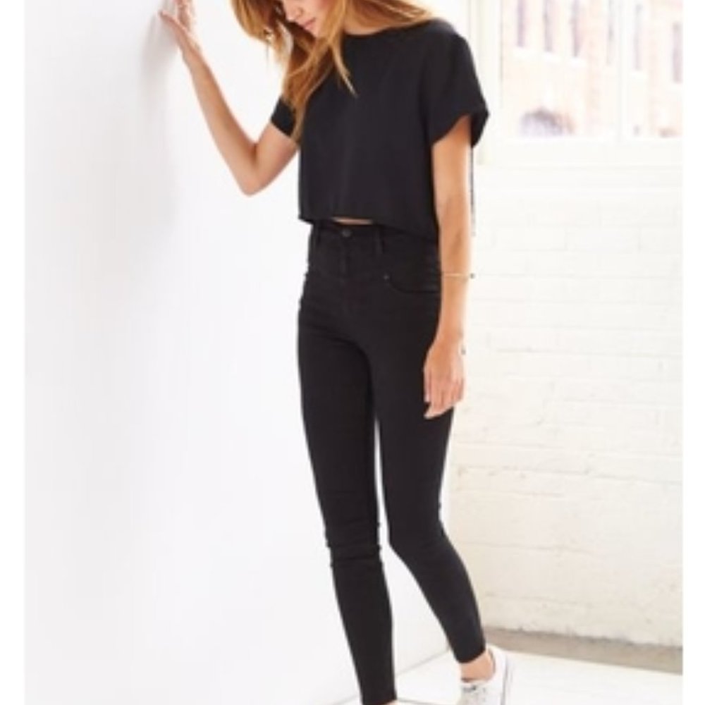 URBAN OUTFITTERS BDG HIGH RISE SEAM JEANS BLACK 29